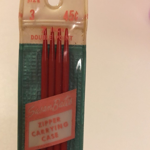 Vintage Midcentury Double Pointed Size 3 Luxite Knitting Needles - Picture 2 of 3